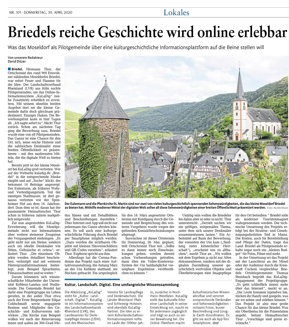 Rhein Zeitung Kreis Cochem Zell 30.04.2020[17]